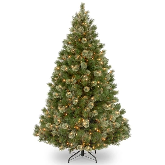 7.5ft. Pre-Lit Wispy Willow Grande Artificial Christmas Tree, Clear Lights 2 7.5ft. Pre-Lit Wispy Willow Grande Artificial Christmas Tree, Clear Lights