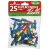 Multicolor Replacement Bulbs, 25ct. 2 Multicolor Replacement Bulbs, 25ct. -Holiday Glow D252352S 1