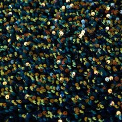 Glitzhome® 48" Navy Blue Sequin Christmas Tree Skirt 12 Glitzhome® 48" Navy Blue Sequin Christmas Tree Skirt -Holiday Glow D252921S 4