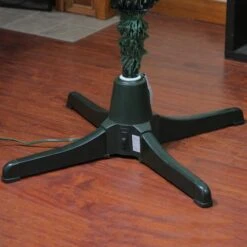 Northlight 19" Green 360 Degree Rotating Tree Stand For 7.5ft. Artificial Trees -Holiday Glow D253699S 3