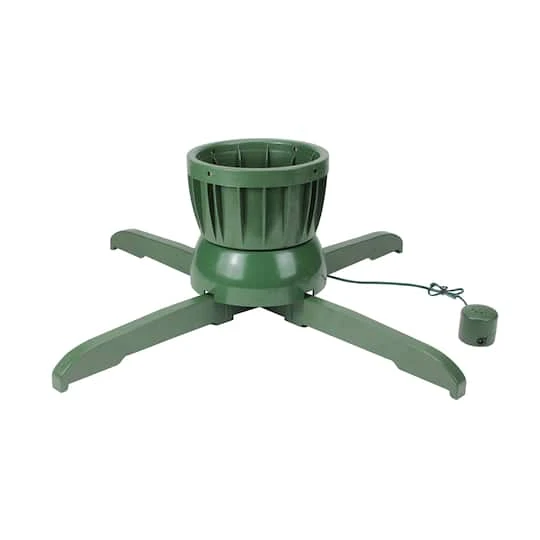 Northlight 24" Green Musical Rotating Tree Stand For Live Trees 6 Northlight 24" Green Musical Rotating Tree Stand For Live Trees - Image 4