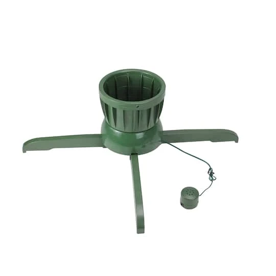 Northlight 24" Green Musical Rotating Tree Stand For Live Trees 5 Northlight 24" Green Musical Rotating Tree Stand For Live Trees - Image 3