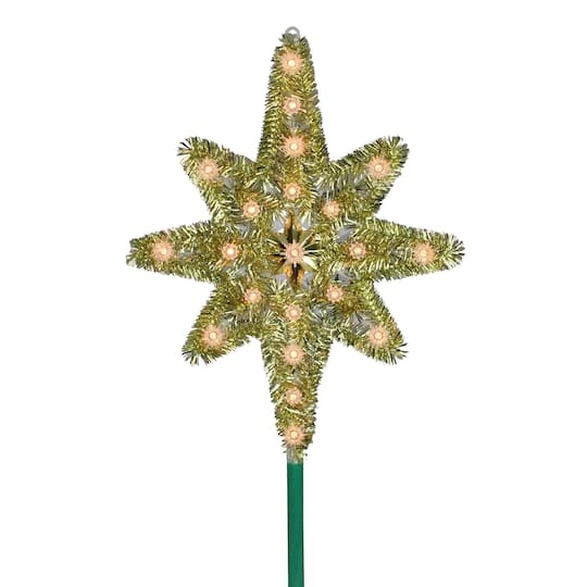 Northlight 21" Gold Lighted Star Of Bethlehem Tree Topper 3 Northlight 21" Gold Lighted Star Of Bethlehem Tree Topper