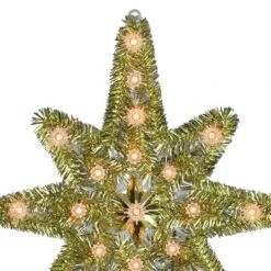 Northlight 21" Gold Lighted Star Of Bethlehem Tree Topper 14 Northlight 21" Gold Lighted Star Of Bethlehem Tree Topper -Holiday Glow D253701S 13