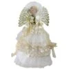 Northlight 16" White & Gold Lighted Angel Christmas Tree Topper -Holiday Glow D253703S 1