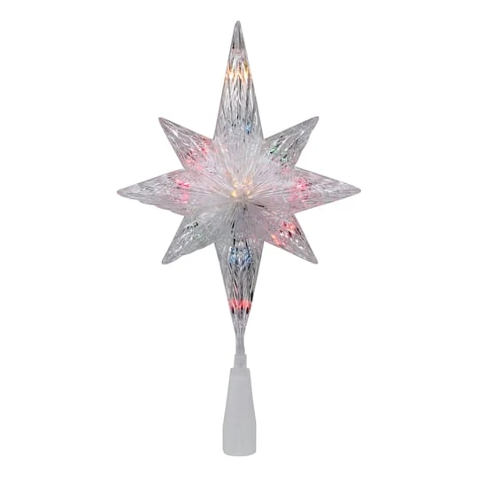 Northlight 11" Lighted Clear Crystal Star Of Bethlehem Tree Topper 3 Northlight 11" Lighted Clear Crystal Star Of Bethlehem Tree Topper