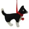 Northlight 4.5" Black & White Cat With Bell Ornament -Holiday Glow D253782S 1