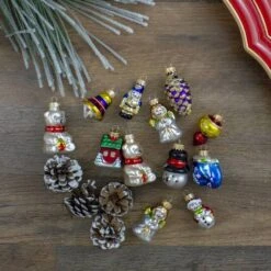 Northlight 12ct. 2.25" 2-Finish Iconic Christmas Figurine Ornaments 13 Northlight 12ct. 2.25" 2-Finish Iconic Christmas Figurine Ornaments -Holiday Glow D253788S 13