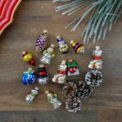 Northlight 12ct. 2.25" 2-Finish Iconic Christmas Figurine Ornaments 10 Northlight 12ct. 2.25" 2-Finish Iconic Christmas Figurine Ornaments -Holiday Glow D253788S 2