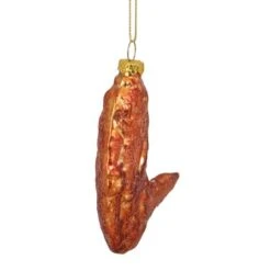 Northlight 4.5" Glitter Glass Buffalo Chicken Wing Ornament 15 Northlight 4.5" Glitter Glass Buffalo Chicken Wing Ornament -Holiday Glow D253802S 13
