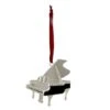 Northlight 3.5" Silver Plated Grand Piano Ornament