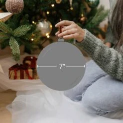 Northlight 7.5" Copper Gold Cascading LED Ball Ornament 8 Northlight 7.5" Copper Gold Cascading LED Ball Ornament -Holiday Glow D253814S 4