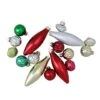 Northlight 16ct. Traditional Glass Finial, Onion & Ball Ornaments -Holiday Glow D253832S 1
