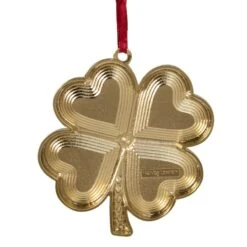 Northlight Green & Gold Luck Of The Irish Clover Ornament 15 Northlight Green & Gold Luck Of The Irish Clover Ornament -Holiday Glow D253855S 4