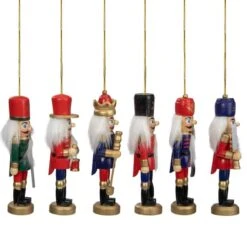 Northlight 6ct. Classic Nutcracker Ornaments 11 Northlight 6ct. Classic Nutcracker Ornaments -Holiday Glow D253857S 2