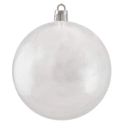 Northlight 32ct. Clear Shatterproof Shiny Christmas Ball Ornaments -Holiday Glow D253863S 13
