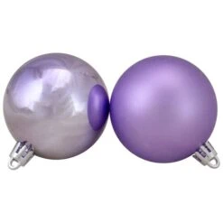 Northlight 60ct. 2.5" Amethyst Purple 4-Finish Shatterproof Christmas Ball Ornaments 8 Northlight 60ct. 2.5" Amethyst Purple 4-Finish Shatterproof Christmas Ball Ornaments -Holiday Glow D253873S 11
