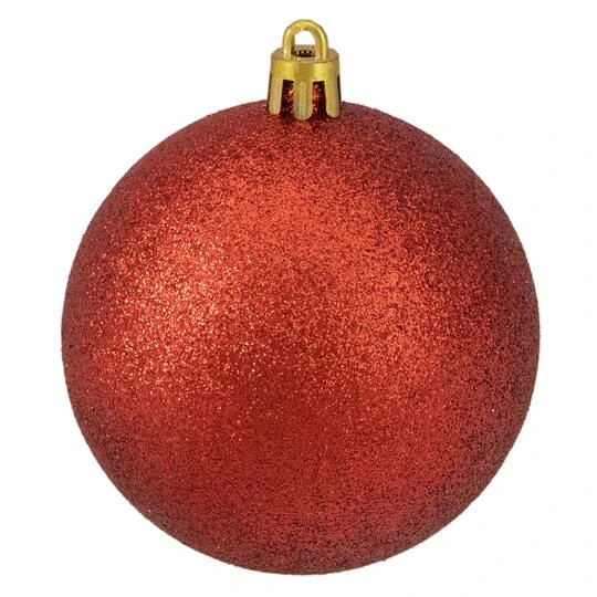 Northlight 16ct. 3" Hot Red Shatterproof 4-Finish Christmas Ball Ornaments 10 Northlight 16ct. 3" Hot Red Shatterproof 4-Finish Christmas Ball Ornaments - Image 8