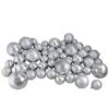 Northlight 50ct. Silver Splendor Shatterproof 2-Finish Christmas Ball Ornaments 2 Northlight 50ct. Silver Splendor Shatterproof 2-Finish Christmas Ball Ornaments -Holiday Glow D253876S 1