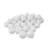 Northlight 32ct. 3.5" Winter White Shatterproof Matte Christmas Ball Ornaments