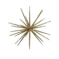 Northlight 12" Shimmering Gold Glitter Starburst Christmas Ornament 13 Northlight 12" Shimmering Gold Glitter Starburst Christmas Ornament -Holiday Glow D253896S 11
