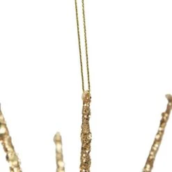 Northlight 12" Shimmering Gold Glitter Starburst Christmas Ornament 14 Northlight 12" Shimmering Gold Glitter Starburst Christmas Ornament -Holiday Glow D253896S 12