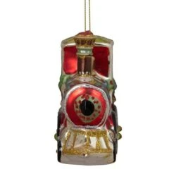 Northlight 5.5" Red & Green Contemporary Train Christmas Ornament 15 Northlight 5.5" Red & Green Contemporary Train Christmas Ornament -Holiday Glow D253898S 13