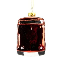 Northlight 4.5" Red Double Decker London Tour Bus Christmas Ornament -Holiday Glow D253902S 16