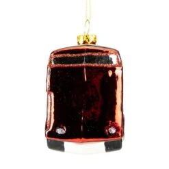 Northlight 4.5" Red Double Decker London Tour Bus Christmas Ornament -Holiday Glow D253902S 6
