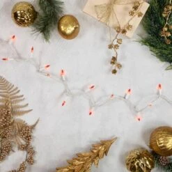 Northlight 100ct. Mini Christmas String Lights With White Wire Gold 19 Northlight 100ct. Mini Christmas String Lights With White Wire Gold -Holiday Glow D254016S 12