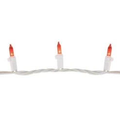 Northlight 100ct. Mini Christmas String Lights With White Wire Gold 21 Northlight 100ct. Mini Christmas String Lights With White Wire Gold -Holiday Glow D254016S 14