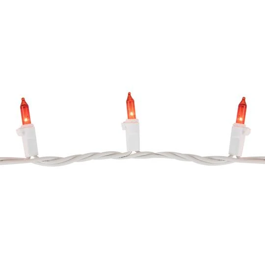 Northlight 100ct. Mini Christmas String Lights With White Wire Gold 12 Northlight 100ct. Mini Christmas String Lights With White Wire Gold - Image 10