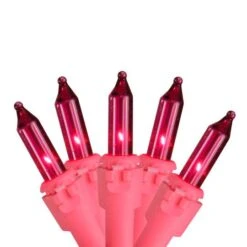 Northlight 50ct. Pink Mini Incandescent String Lights 11 Northlight 50ct. Pink Mini Incandescent String Lights -Holiday Glow D254034S 11