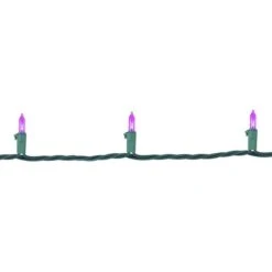 Northlight 50ct. LED Mini Christmas String Lights With Green Wire Purple 17 Northlight 50ct. LED Mini Christmas String Lights With Green Wire Purple -Holiday Glow D254052S 14