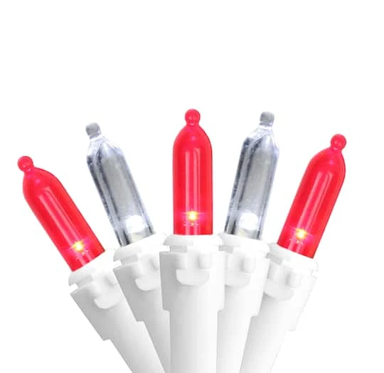 Northlight 100ct. White & Red Mini String Lights 4 Northlight 100ct. White & Red Mini String Lights - Image 2