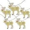 Northlight 10ct. Warm White LED Reindeer String Lights 2 Northlight 10ct. Warm White LED Reindeer String Lights -Holiday Glow D254060S 1