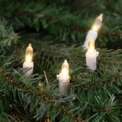 Northlight 100ct. LED Mini Christmas Lights With White Wire Warm White -Holiday Glow D254062S 12