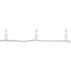 Northlight 100ct. LED Mini Christmas Lights With White Wire Warm White -Holiday Glow D254062S 15
