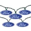 Northlight 10ct. Blue & White Ford Logo Novelty String Lights 1 Northlight 10ct. Blue & White Ford Logo Novelty String Lights -Holiday Glow D254068S 1