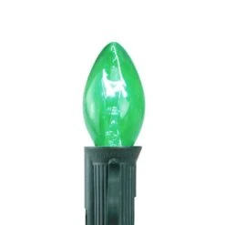 Northlight Incandescent C7 Replacement Bulbs, 25ct. Green -Holiday Glow D254070S 13