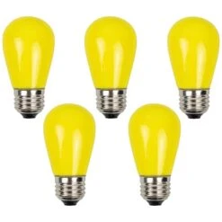Northlight Opaque LED S14 Replacement Bulbs, 25ct. Yellow 17 Northlight Opaque LED S14 Replacement Bulbs, 25ct. Yellow -Holiday Glow D254076S 15