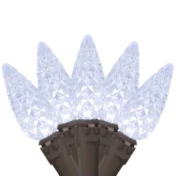 Northlight 70ct. Pure White LED C6 String Lights -Holiday Glow D254081S 11