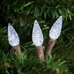 Northlight 70ct. Pure White LED C6 String Lights -Holiday Glow D254081S 12