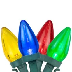 Northlight 25ct. LED C7 Christmas String Lights Multicolor 16 Northlight 25ct. LED C7 Christmas String Lights Multicolor -Holiday Glow D254084S 11