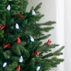 Northlight 25ct. LED C7 Christmas String Lights Red/White 22 Northlight 25ct. LED C7 Christmas String Lights Red/White -Holiday Glow D254092S 5