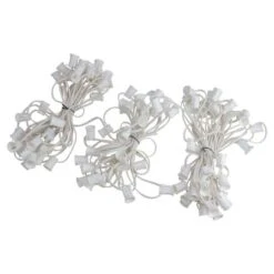 Northlight 100ft. Commercial Christmas Light Socket Set -Holiday Glow D254094S 3