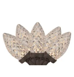 Northlight 100ct. Warm White Faceted LED Christmas String Lights -Holiday Glow D254095S 11