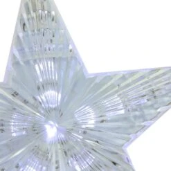Northlight 3ct. White LED Cascading Snowfall Star Christmas Lights -Holiday Glow D254106S 13