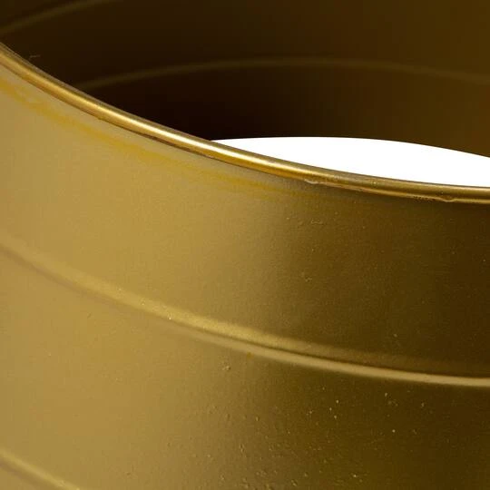 Glitzhome® 22" Gold Metal Tree Collar 6 Glitzhome® 22" Gold Metal Tree Collar - Image 4