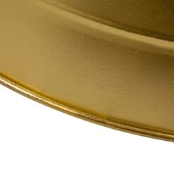 Glitzhome® 22" Gold Metal Tree Collar 14 Glitzhome® 22" Gold Metal Tree Collar -Holiday Glow D254132S 4